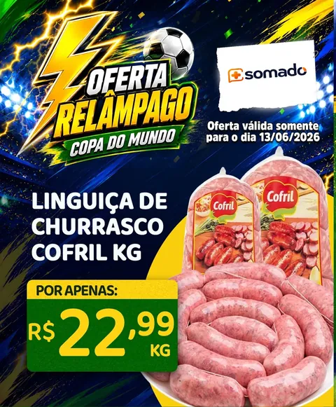 Encarte de supermercado produzido pela Somado